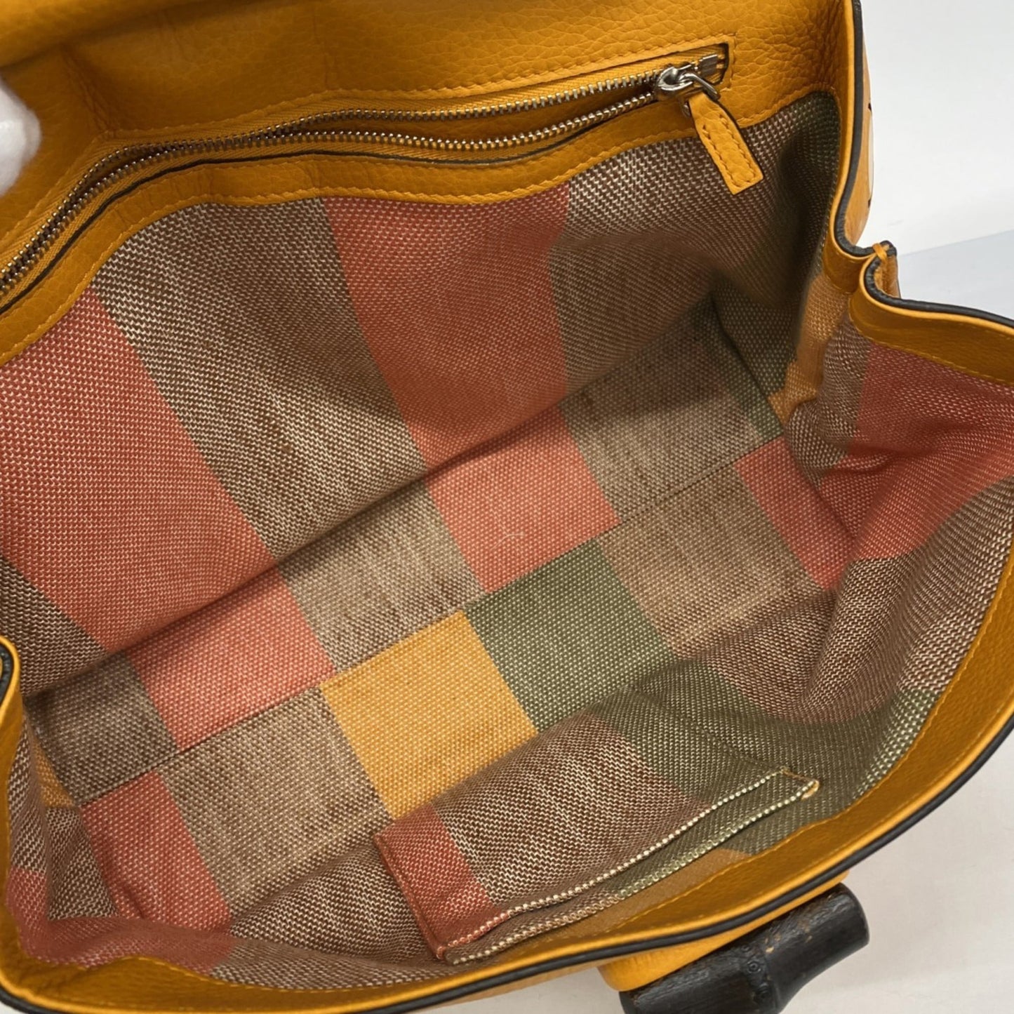 Gucci Orange Leather Handbag ( )