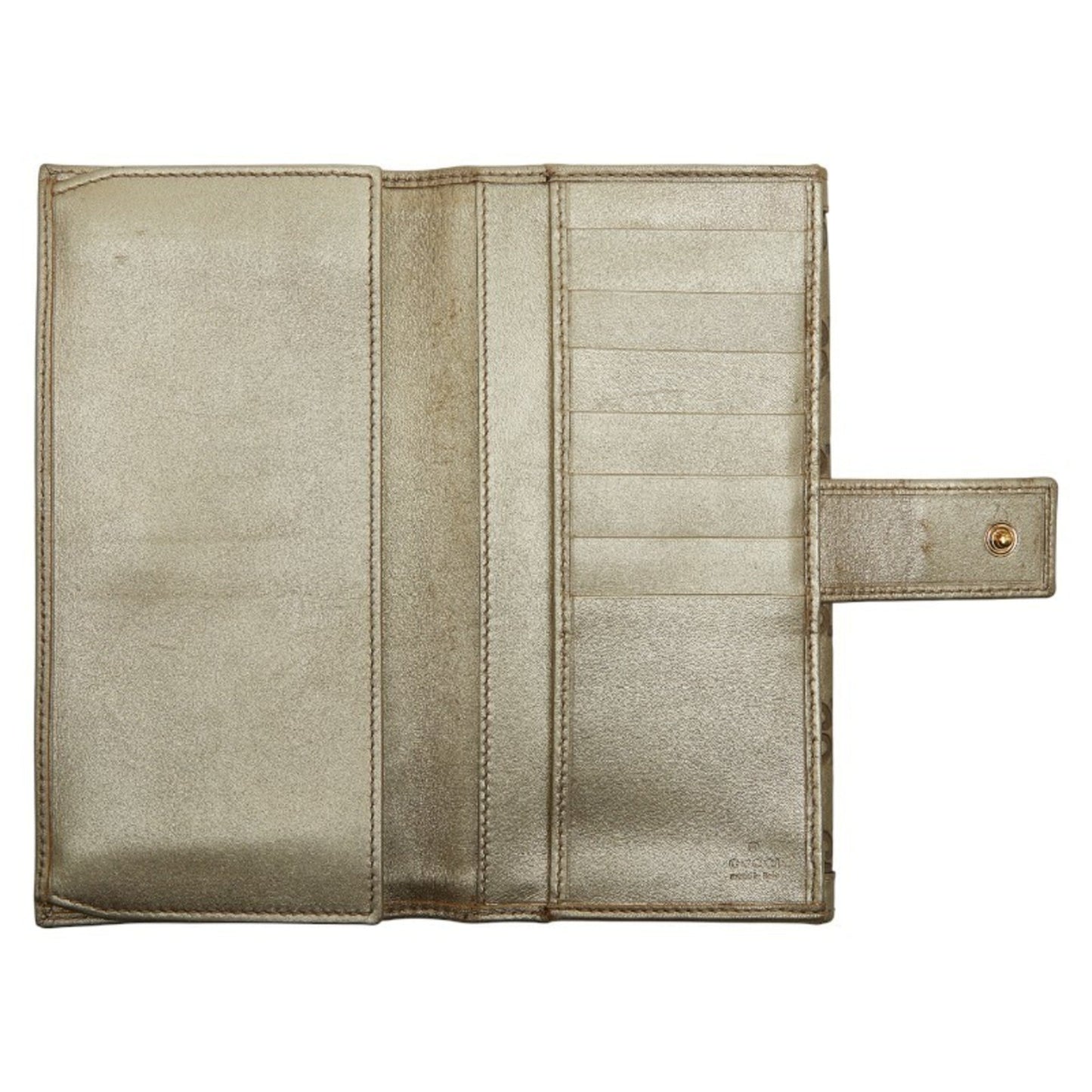Gucci Gold Leather Coin Purse/Coin Case ( )