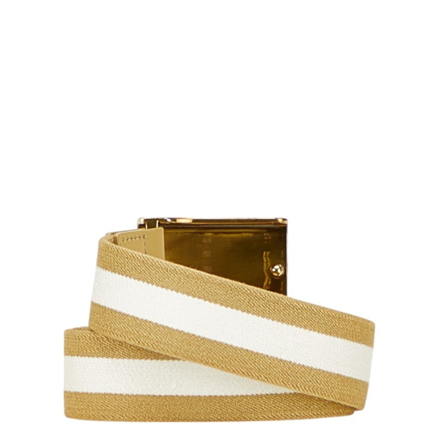 Gucci Green White Standard Belt ( )