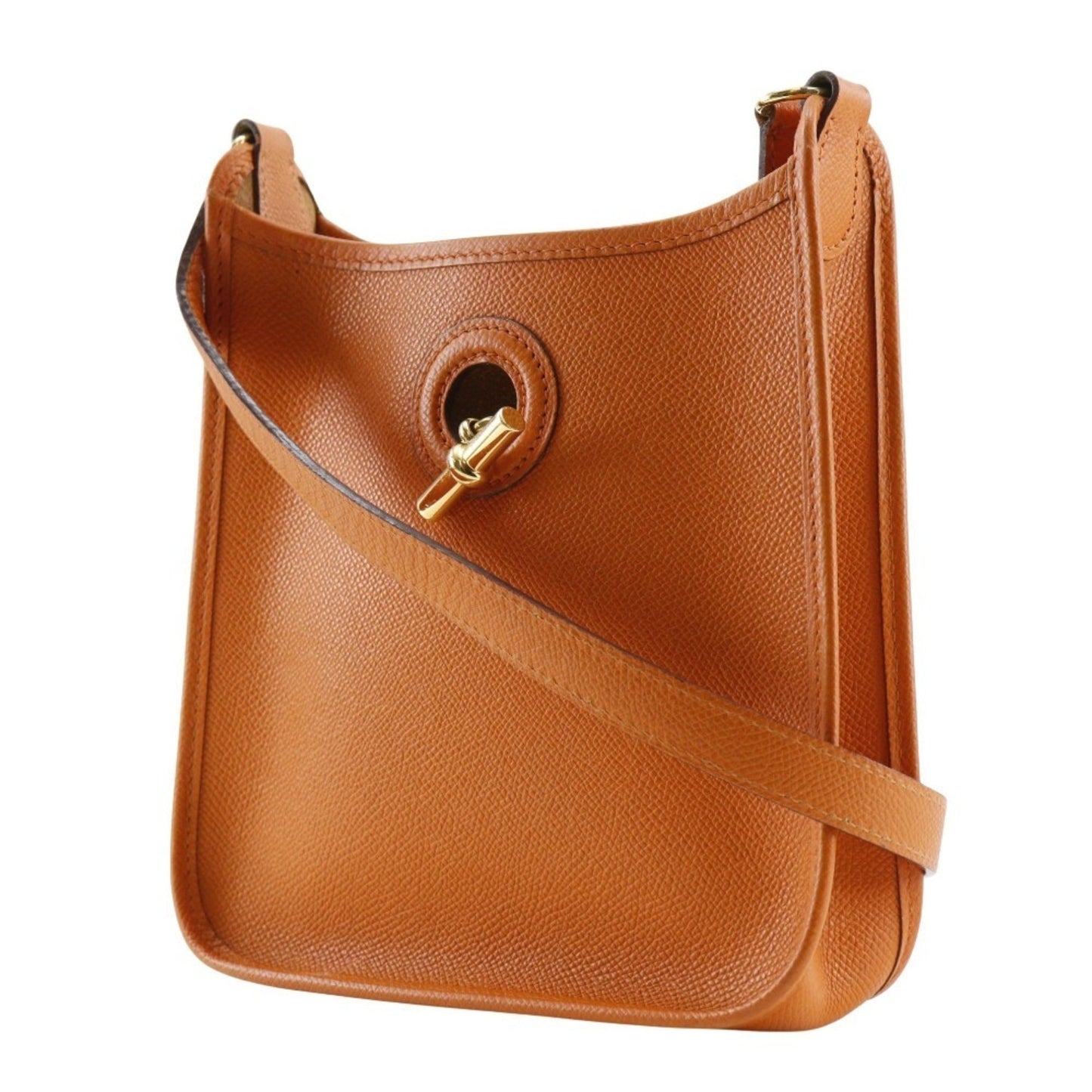 Hermes Orange Epsom Leather Shoulder Bag ( )
