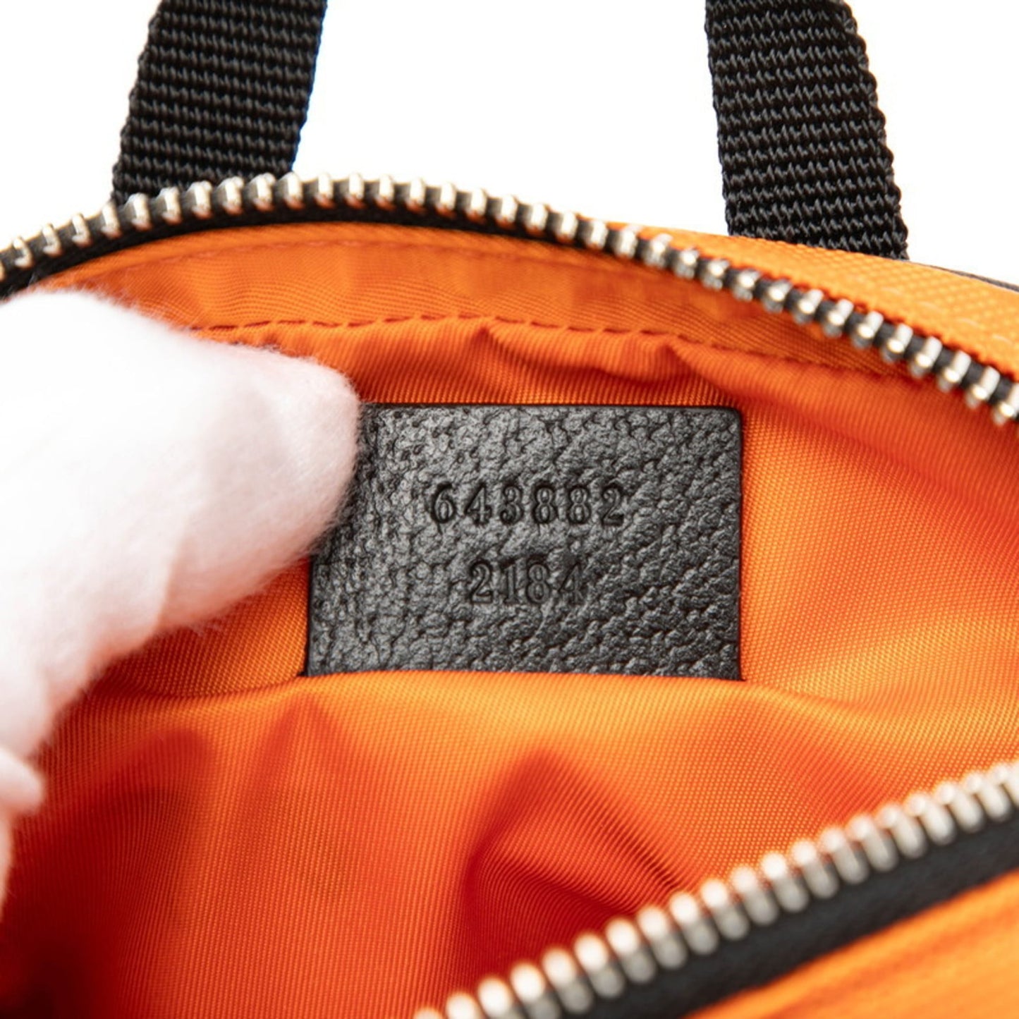 Gucci Orange Nylon Shoulder Bag ( )
