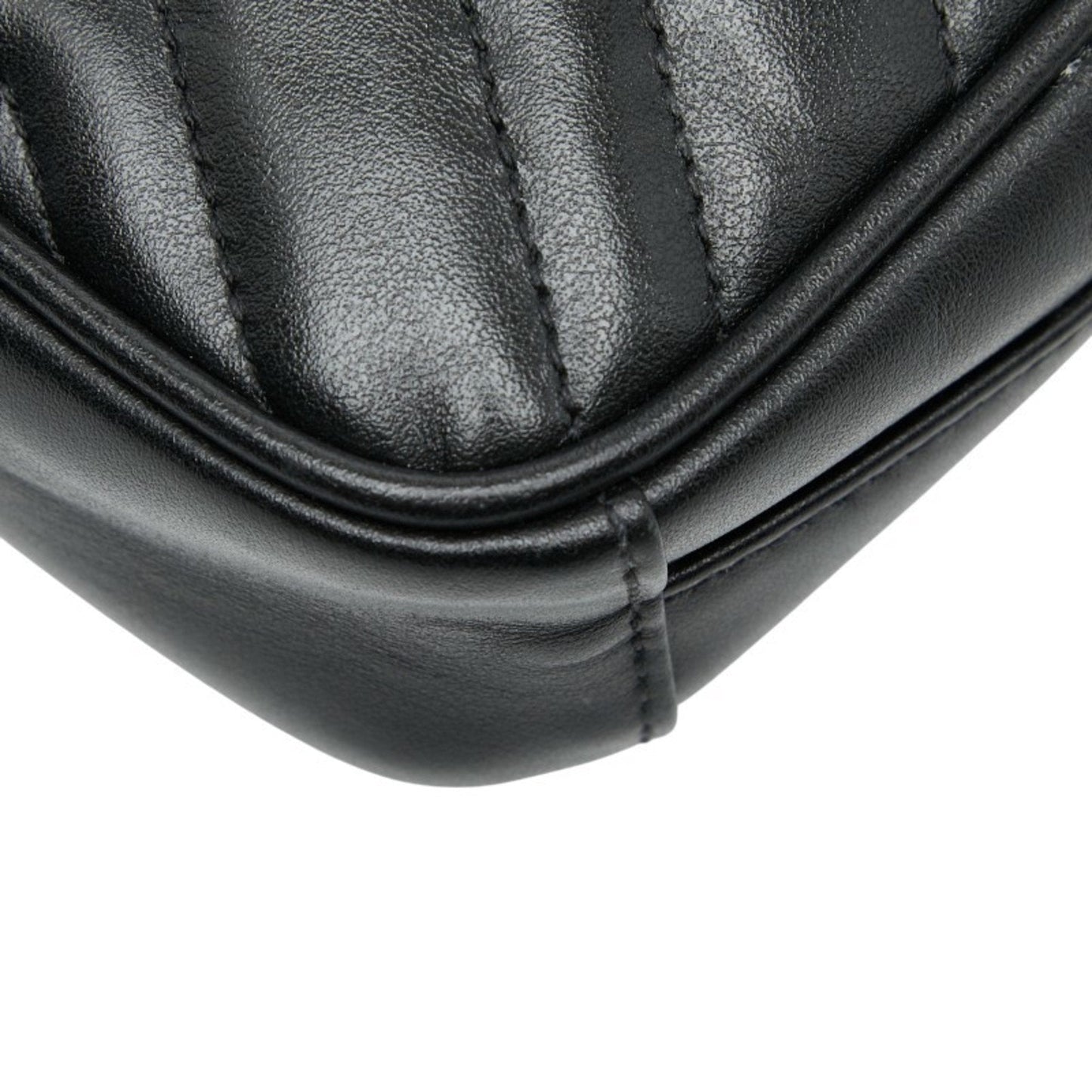 Gucci Gg Marmont Black Leather Shoulder Bag ( )