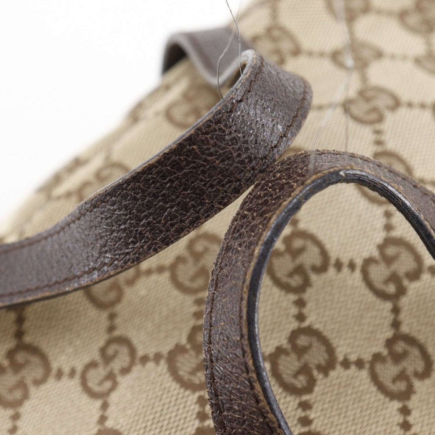 Gucci Beige Gg Canvas Handbag ( )