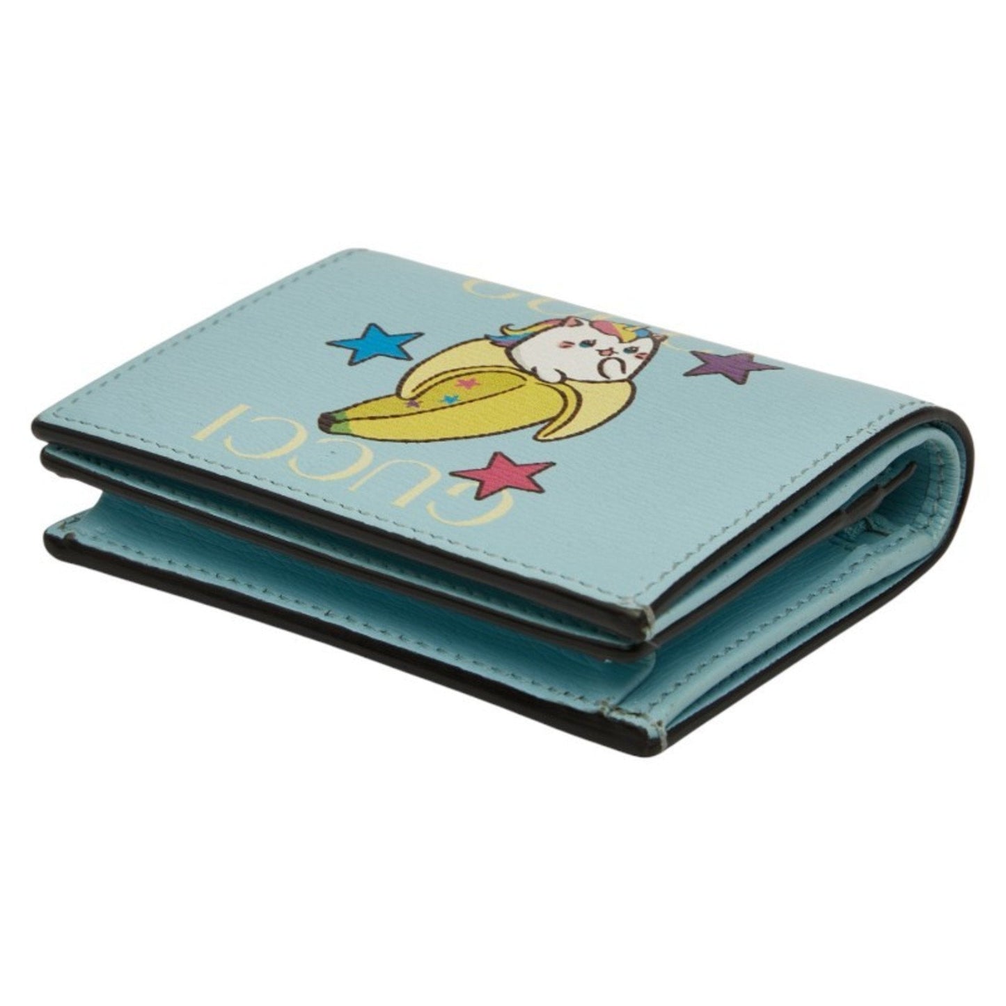 Gucci Blue Leather Wallet (Bi-Fold) ( )