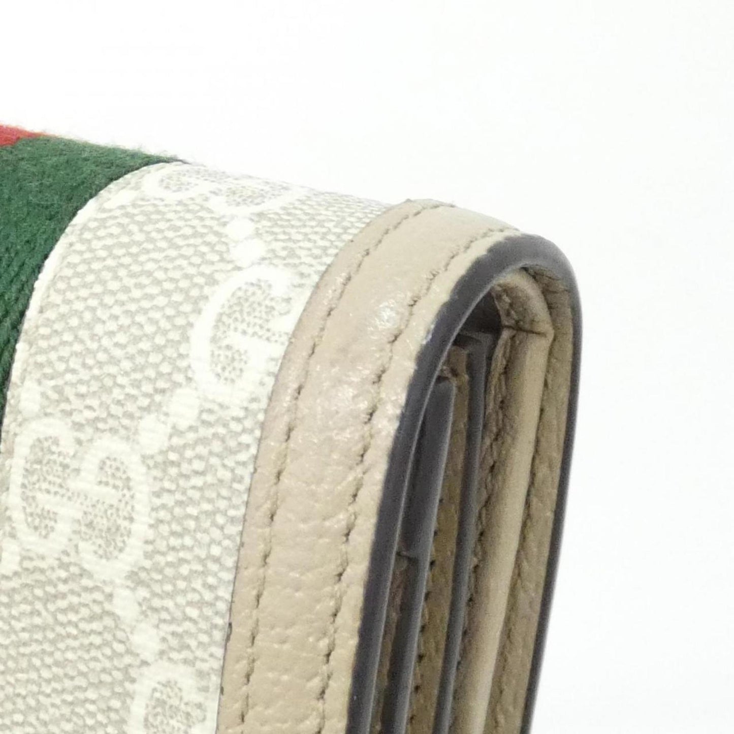 Gucci Ophidia Beige White Gg Supreme Wallet (Bi-Fold) ( )