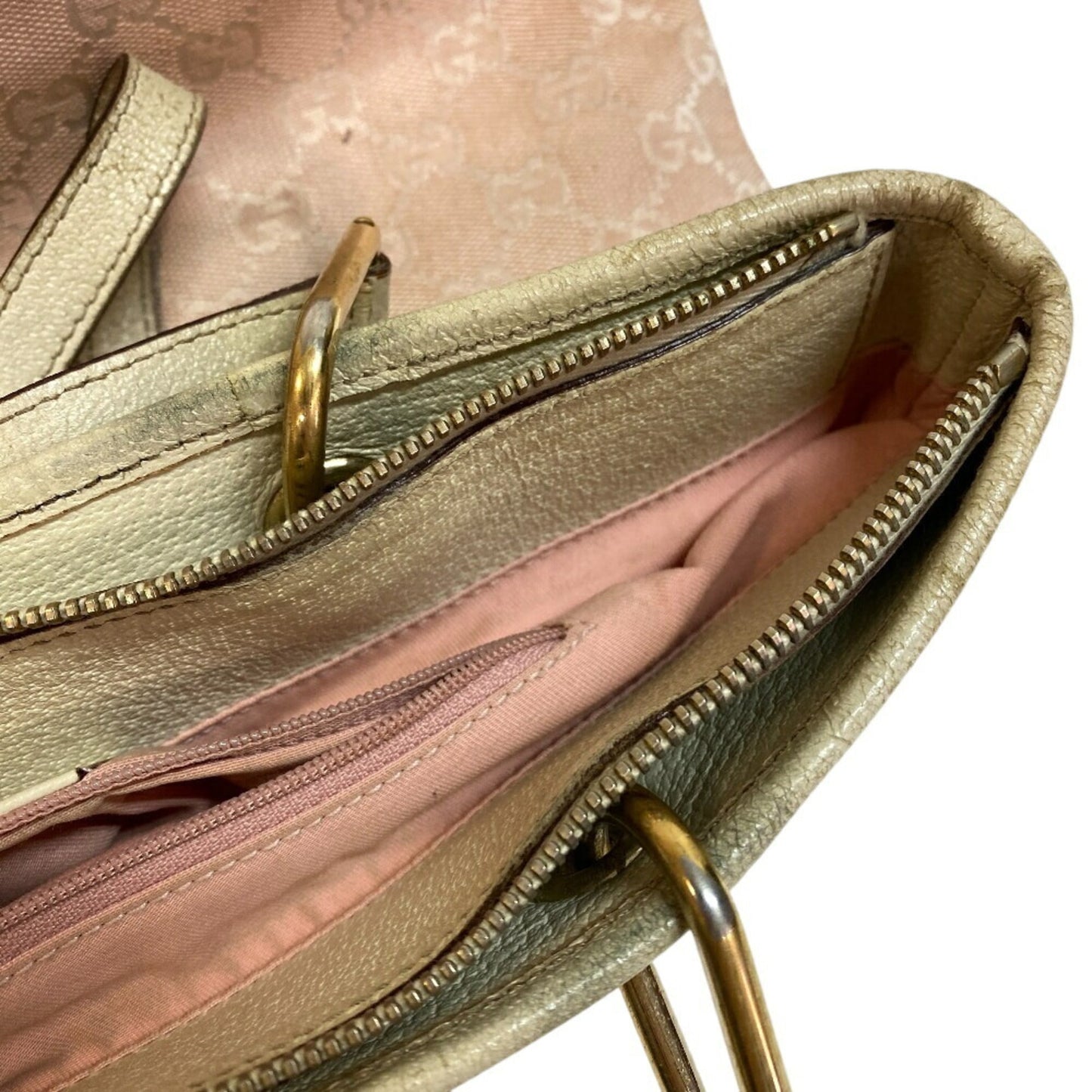 Gucci White Canvas Tote Bag ( )