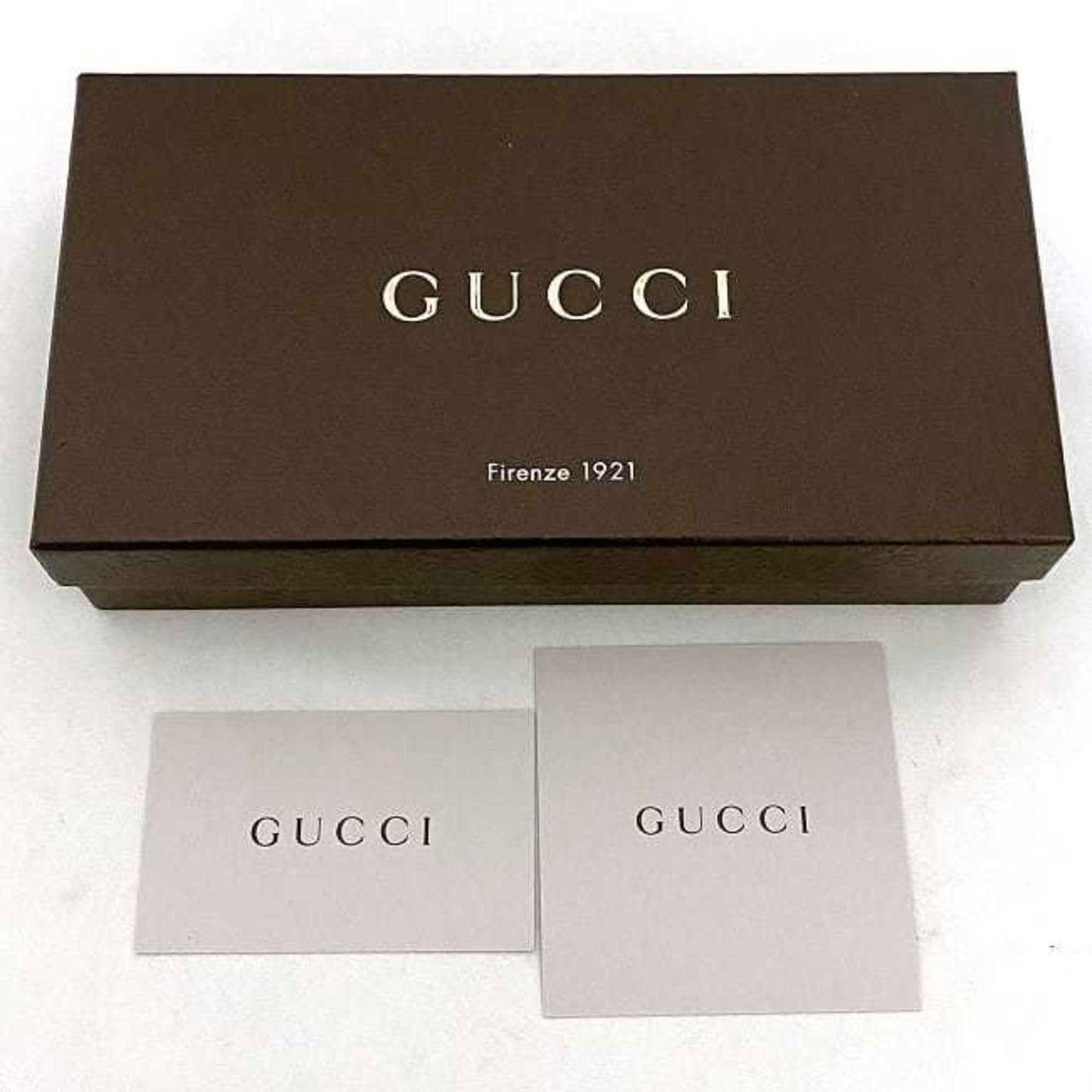 Gucci Pink Beige Leather Long Wallet (Bi-Fold) ( )