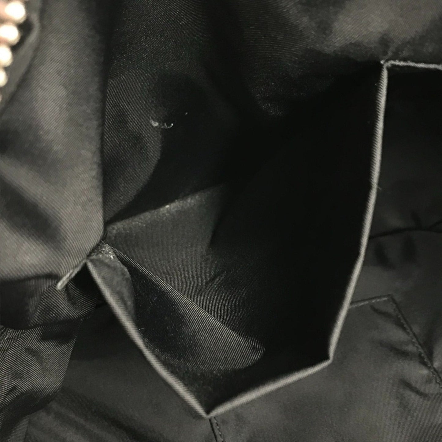 Gucci Black Leather Canvas Handbag Shoulder Bag Tote Bag ( )