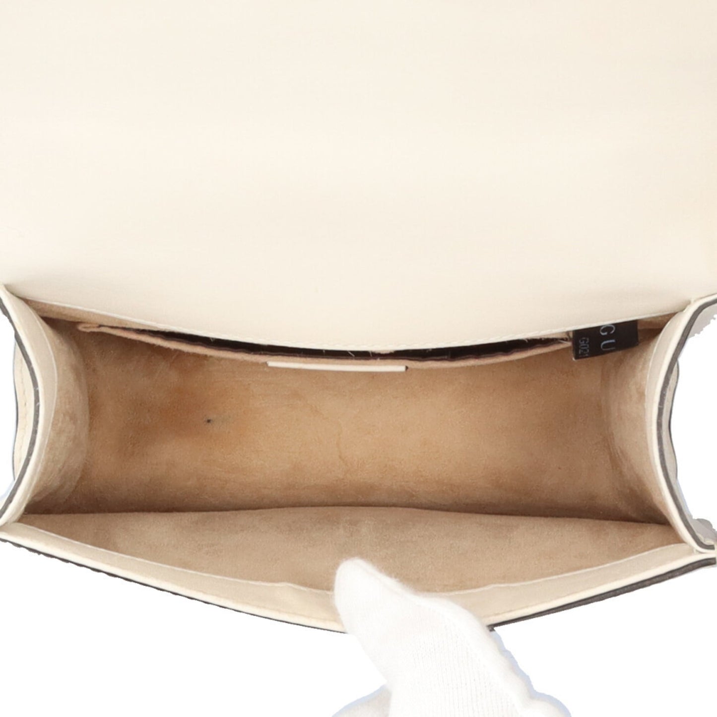 Gucci Ivory White Leather Shoulder Bag ( )