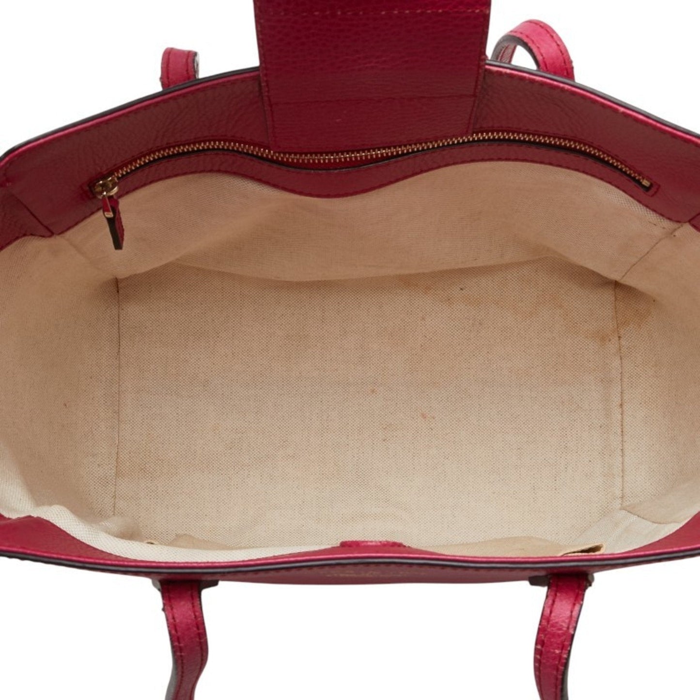 Gucci Pink Leather Tote Bag ( )