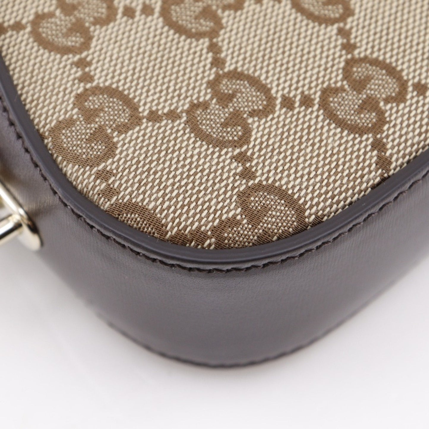 Gucci Brown Gg Canvas Shoulder Bag ( )