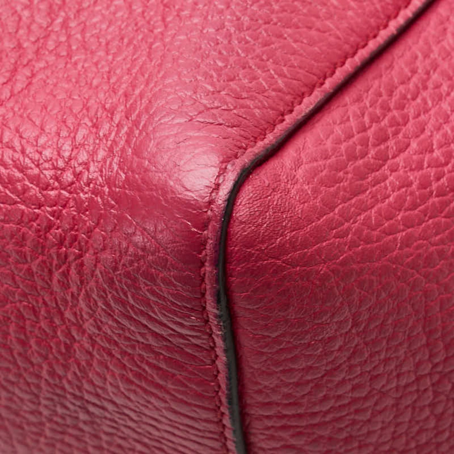 Gucci Pink Leather Shoulder Bag Tote Bag ( )