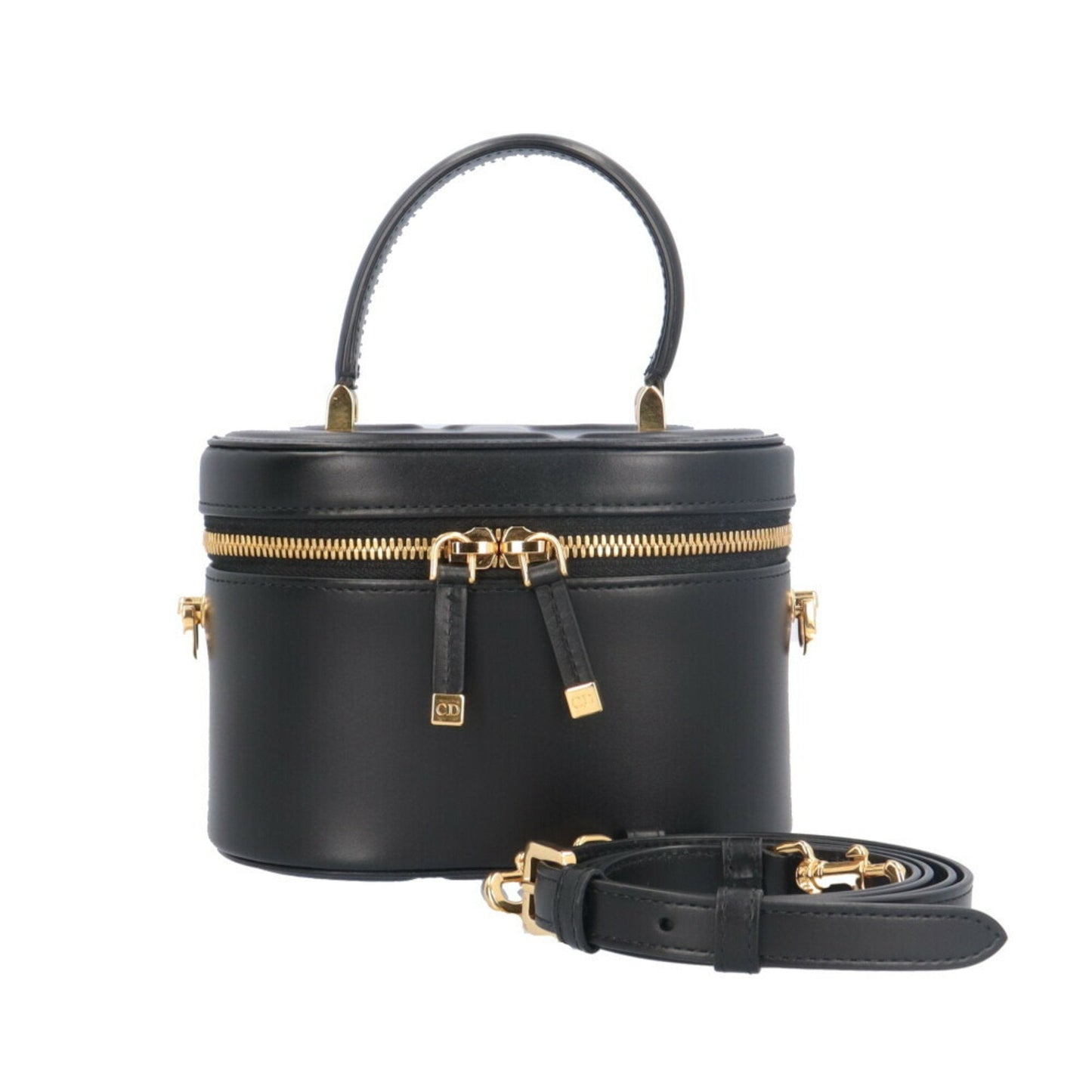 Christian Dior Black Leather Shoulder Bag ()