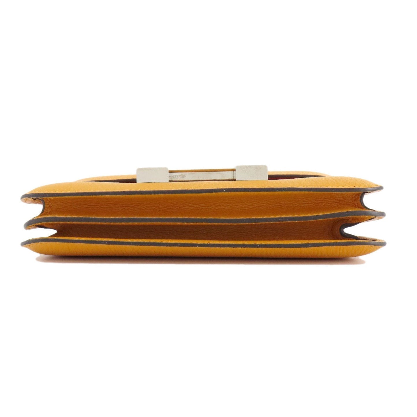 Hermes Moutarde Chevre Leather Shoulder Bag ( )