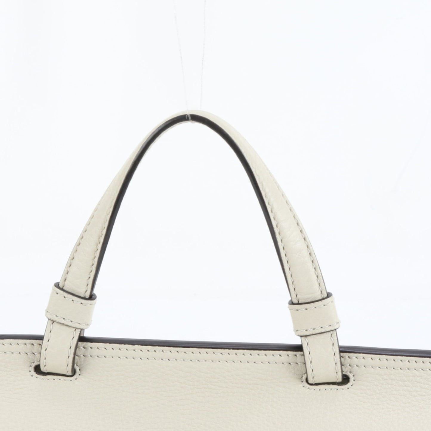 Gucci Ivory Leather Shoulder Bag ( )
