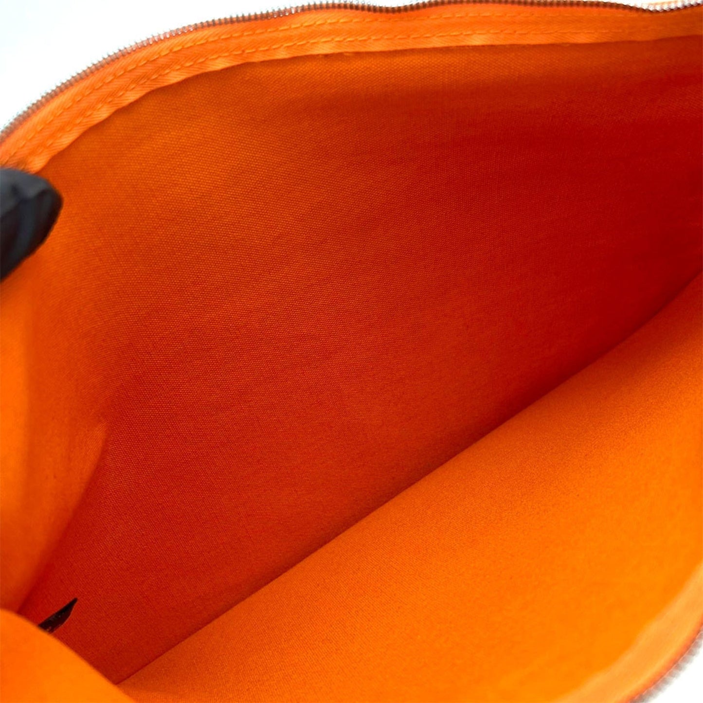 Hermes Bora Bora Orange Canvas Pouch ( )