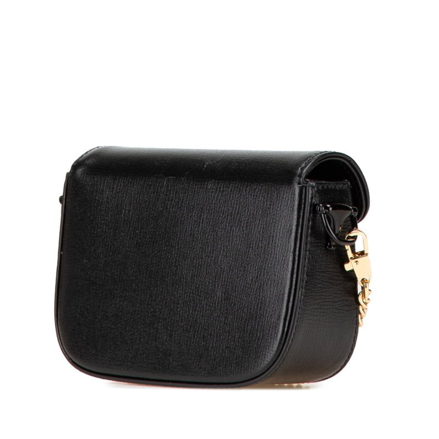 Gucci Black Pvc Leather Shoulder Bag ( )