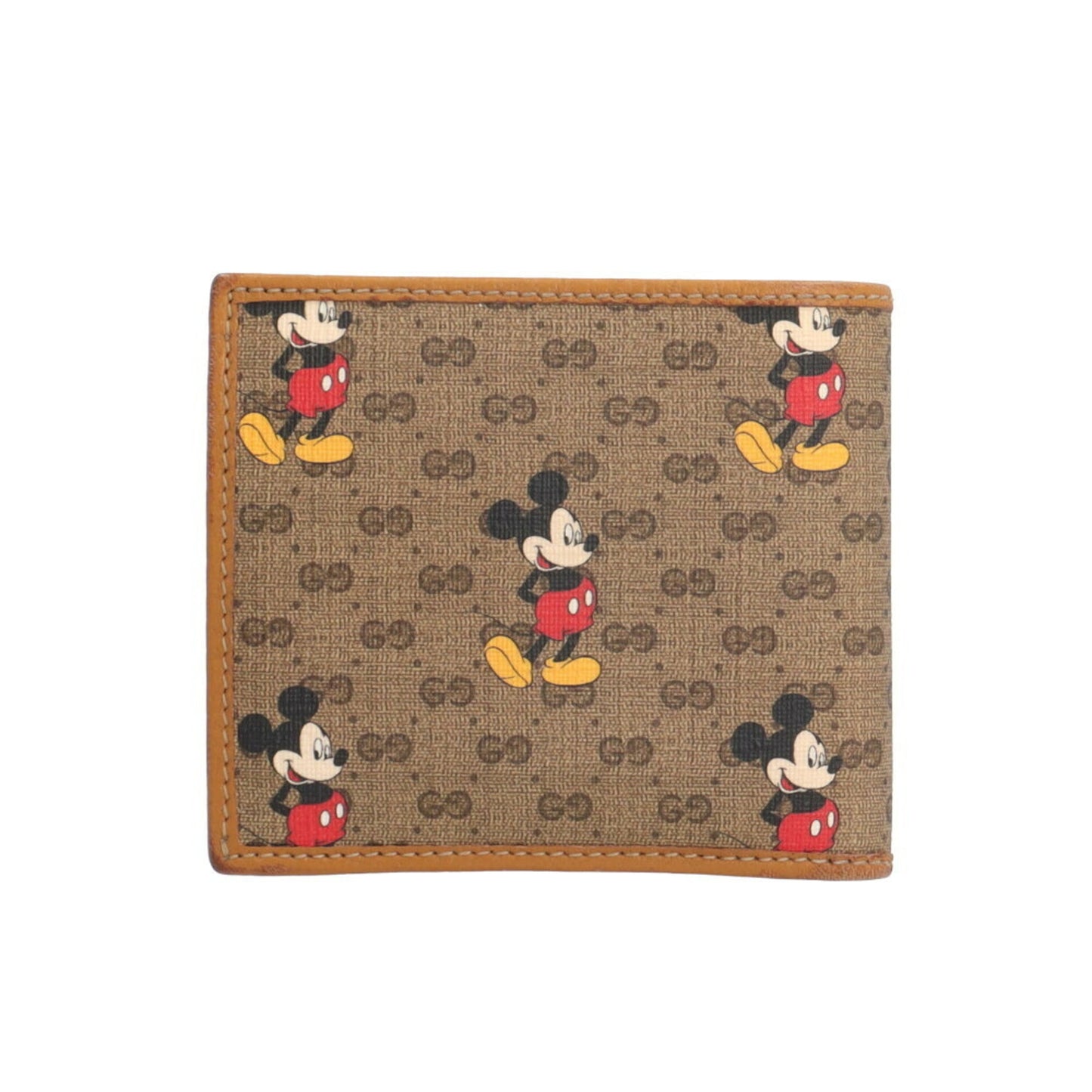 Gucci Brown Gg Supreme Canvas Wallet (Bi-Fold) ( )