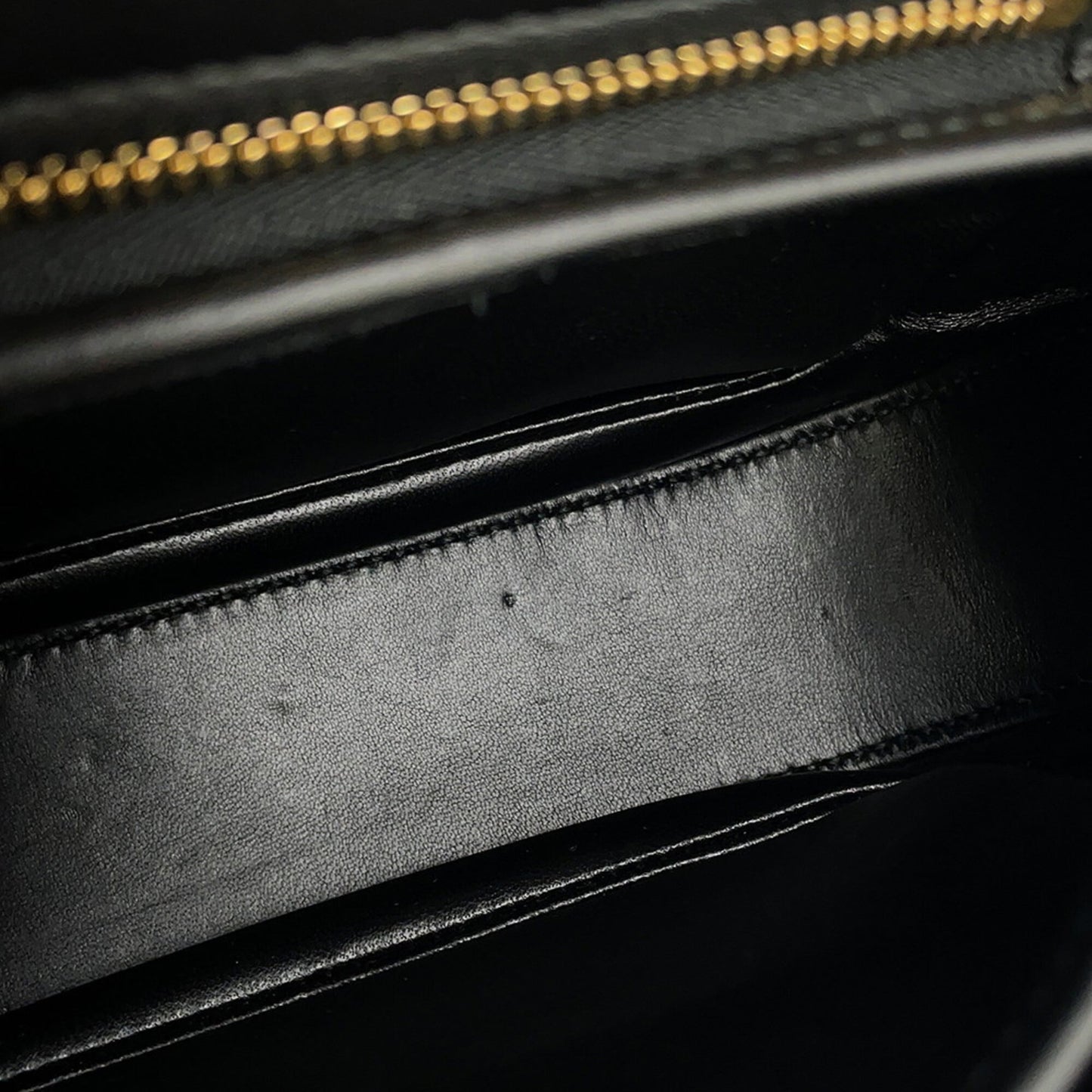 Gucci Black Leather Handbag Shoulder Bag ( )
