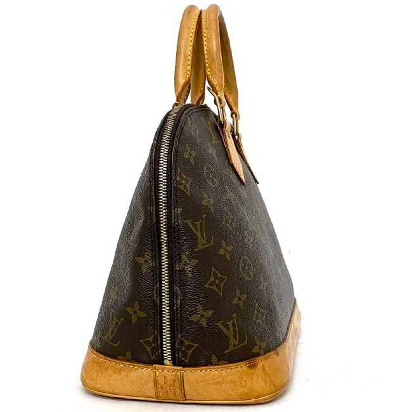 LOUIS VUITTON Handbag Alma PM Brown Beige Monogram Canvas Nume Ladies