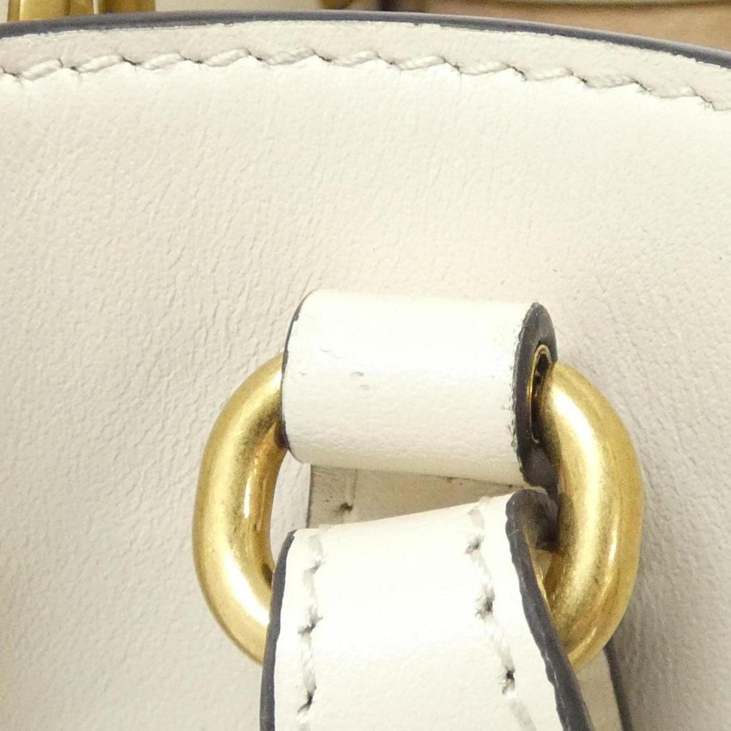 Gucci White Leather Handbag ( )