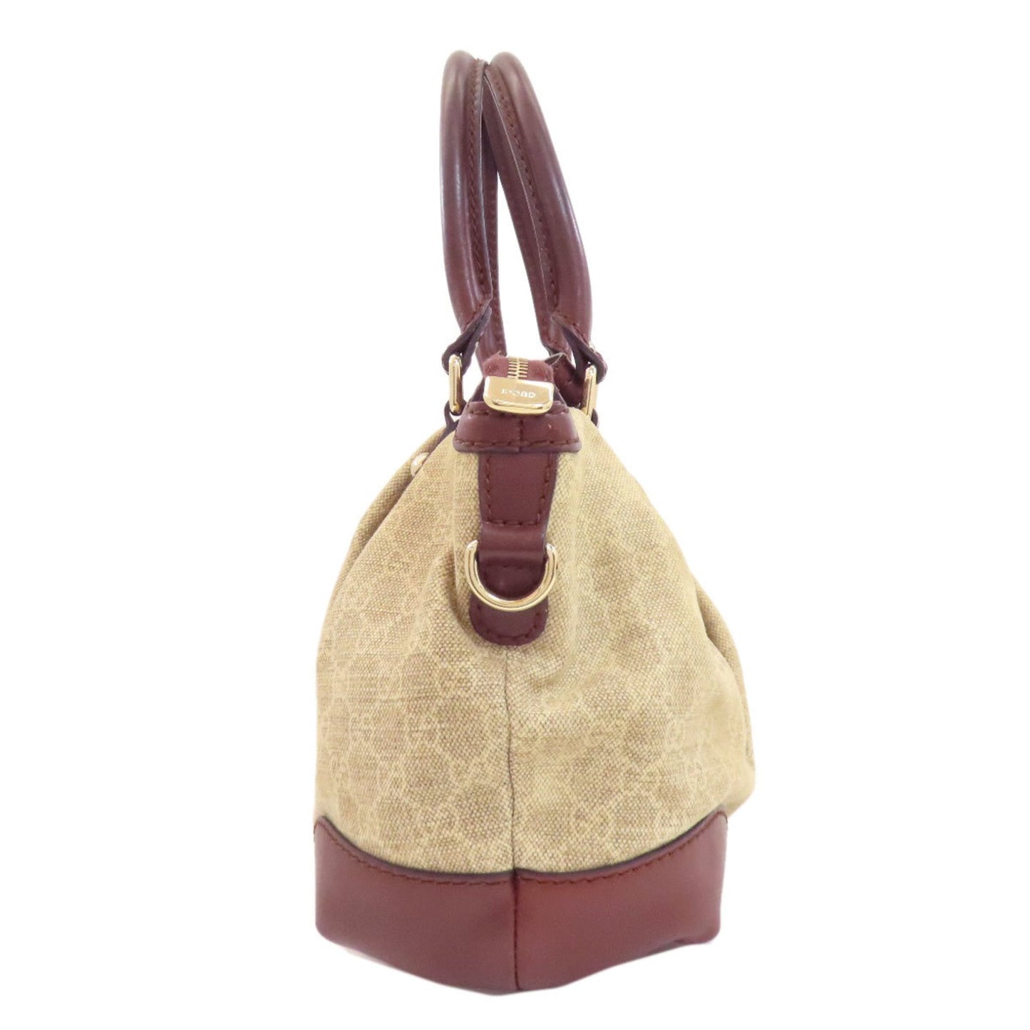 Gucci Brown Canvas Tote Bag ( )