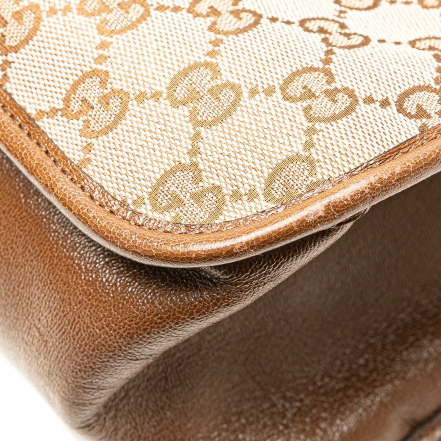 Gucci Gg Canvas Beige Brown Gg Canvas Tote Bag ( )