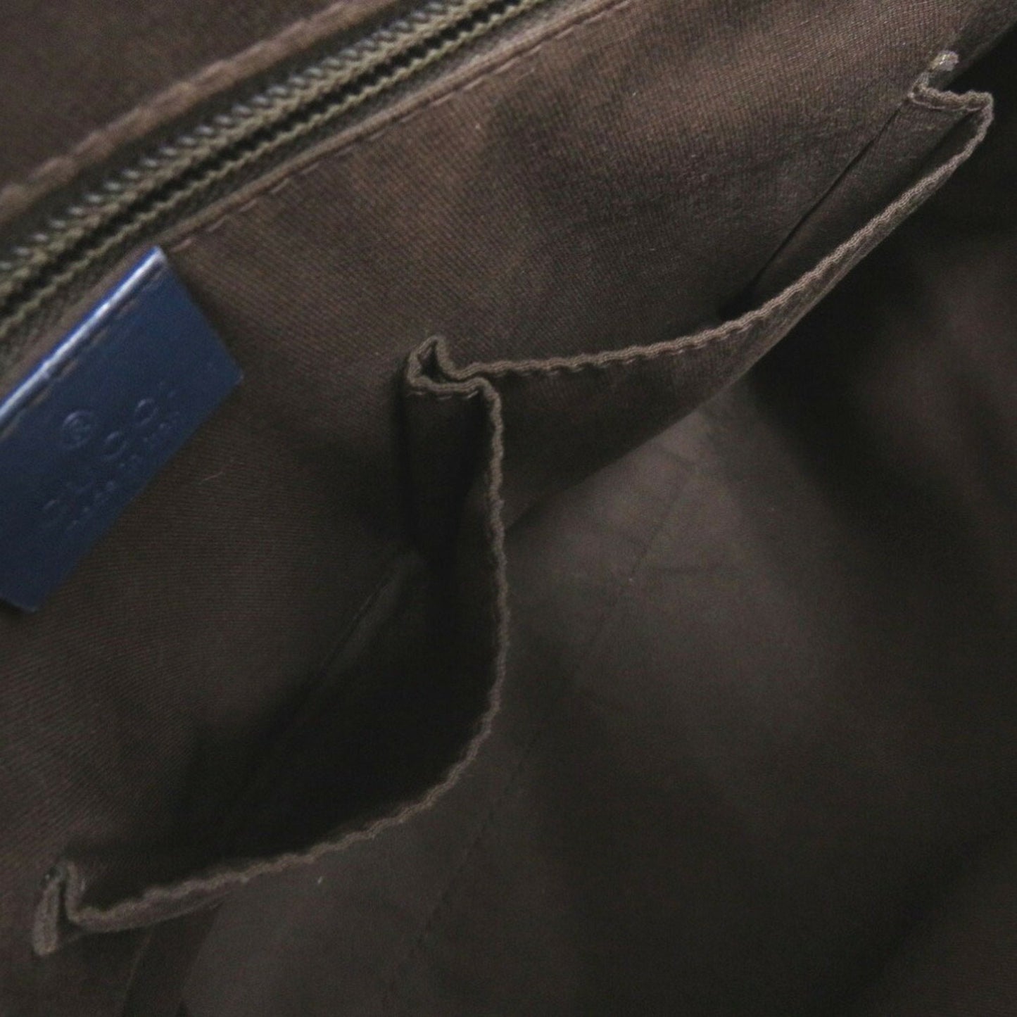 Gucci Navy Leather Shoulder Bag ( )