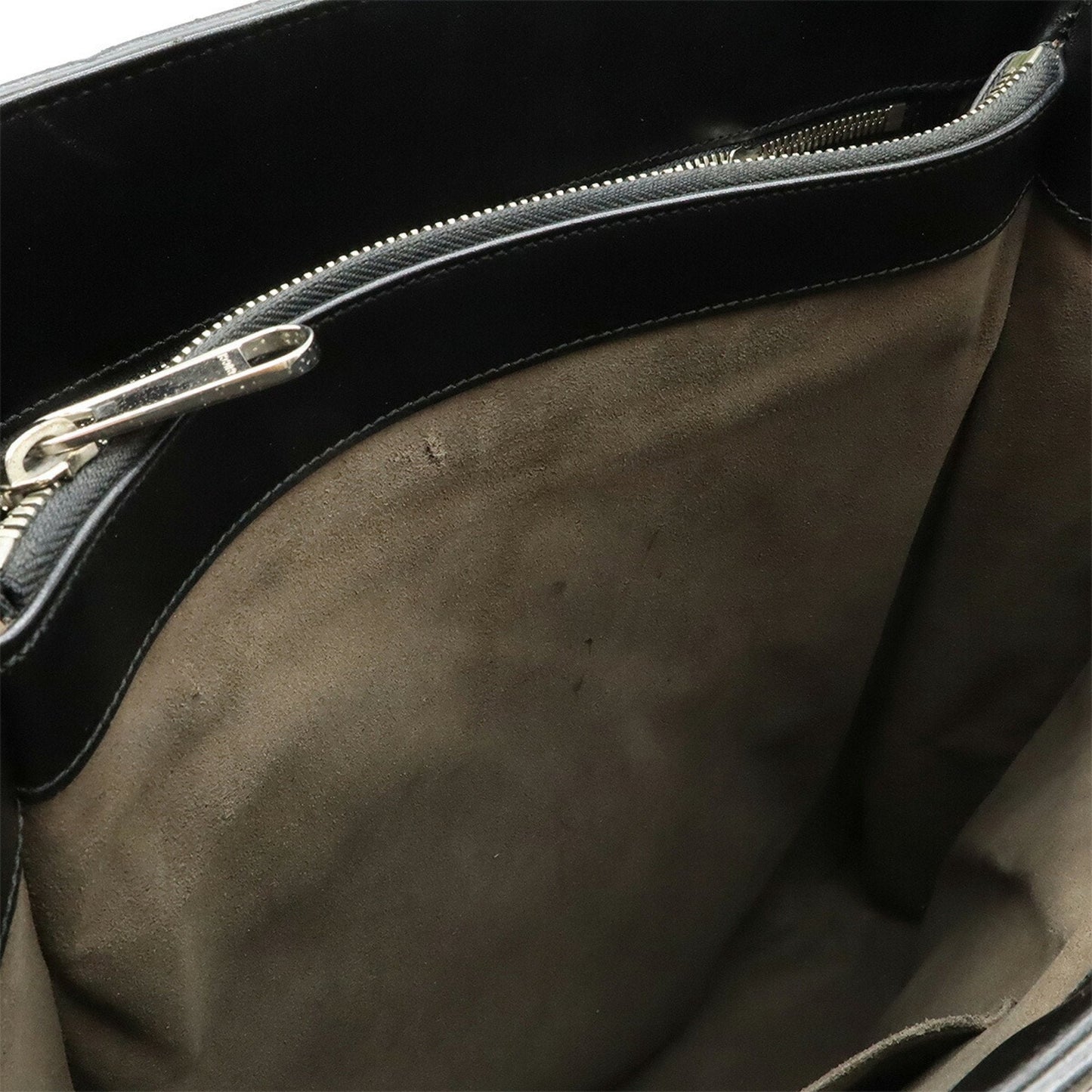 Gucci Beige Black Pvc Leather Shoulder Bag Tote Bag ( )