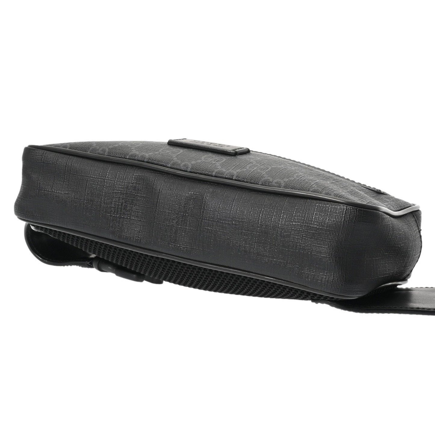 Gucci Black Gray Gg Supreme Canvas Sling Bag ( )