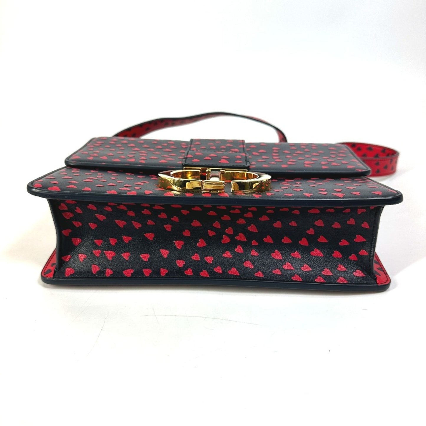 Christian Dior Black Leather Shoulder Bag ()