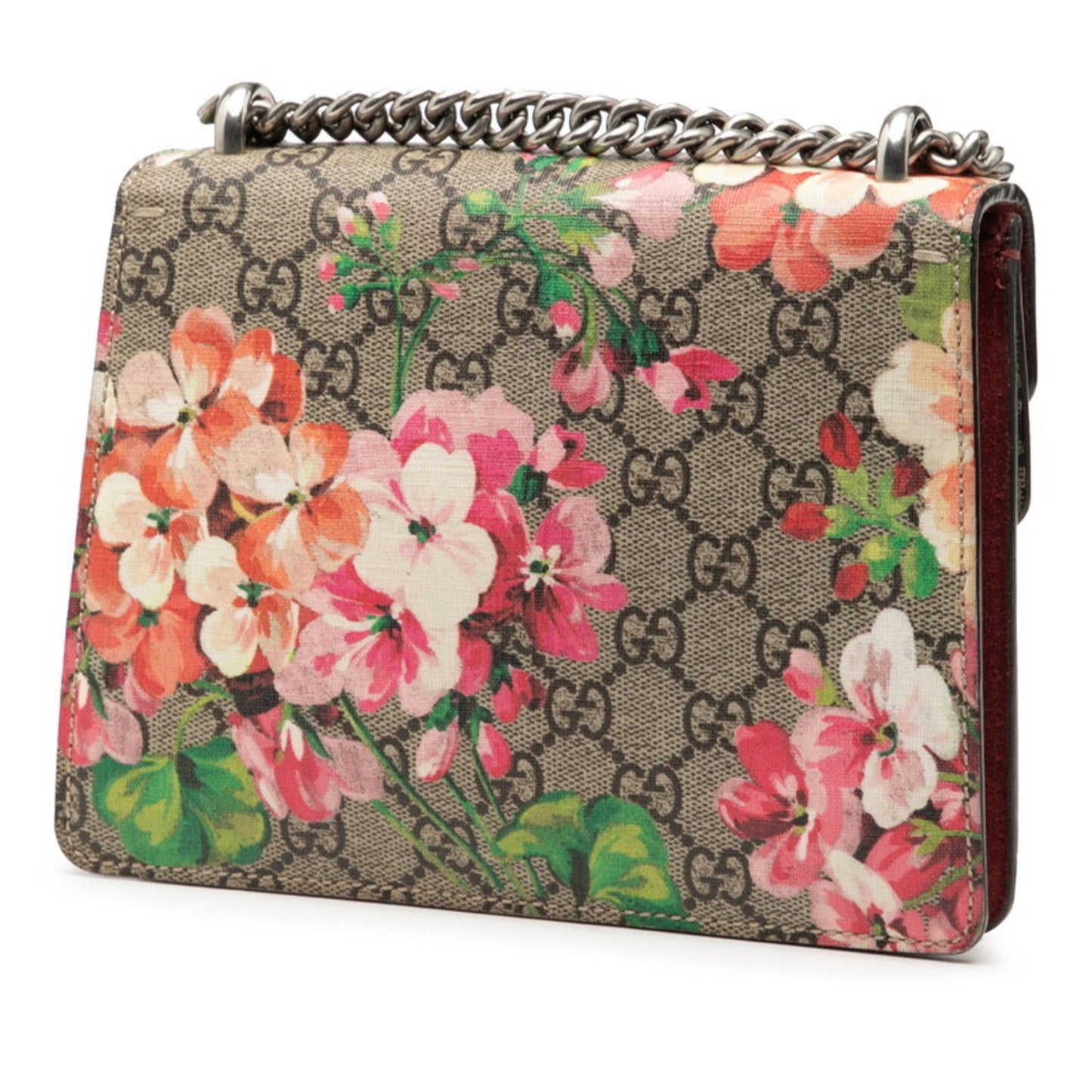 Gucci Beige Multi-Color Pvc Suede Shoulder Bag ( )
