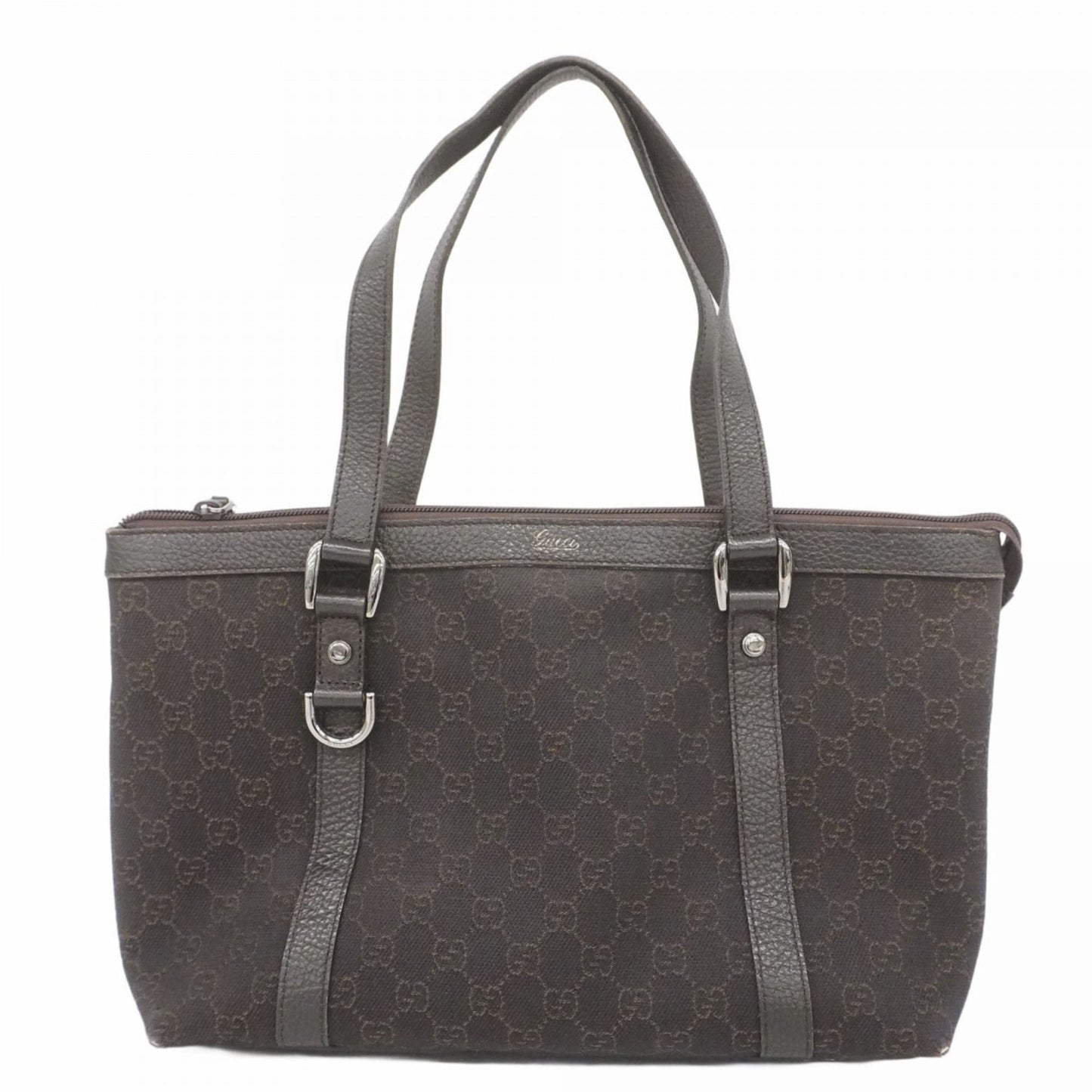 Gucci Brown Denim Tote Bag ( )