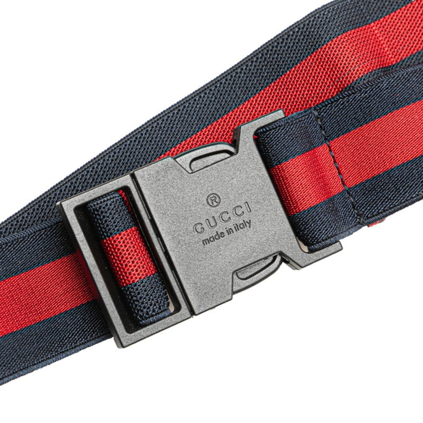 Gucci Red Color Canvas Leather Sling Bag ( )