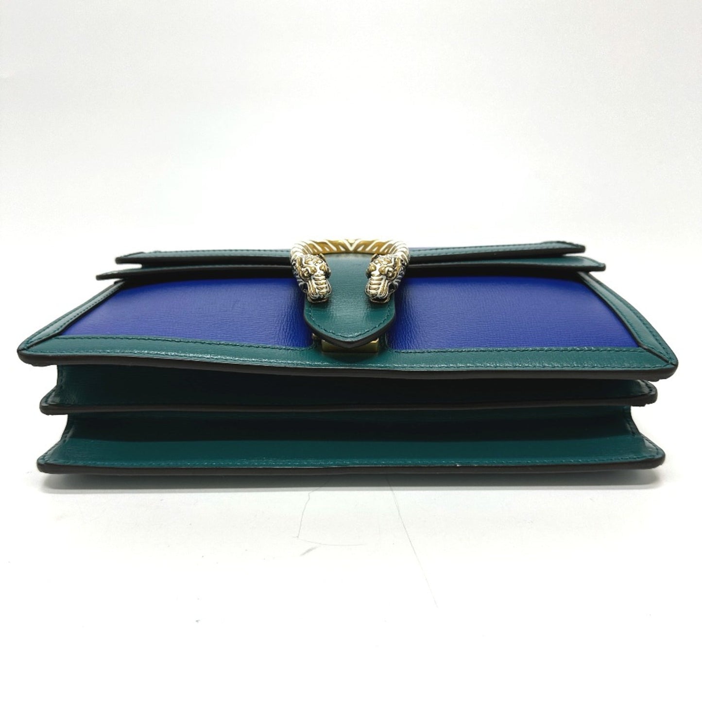 Gucci Blue Leather Shoulder Bag ( )