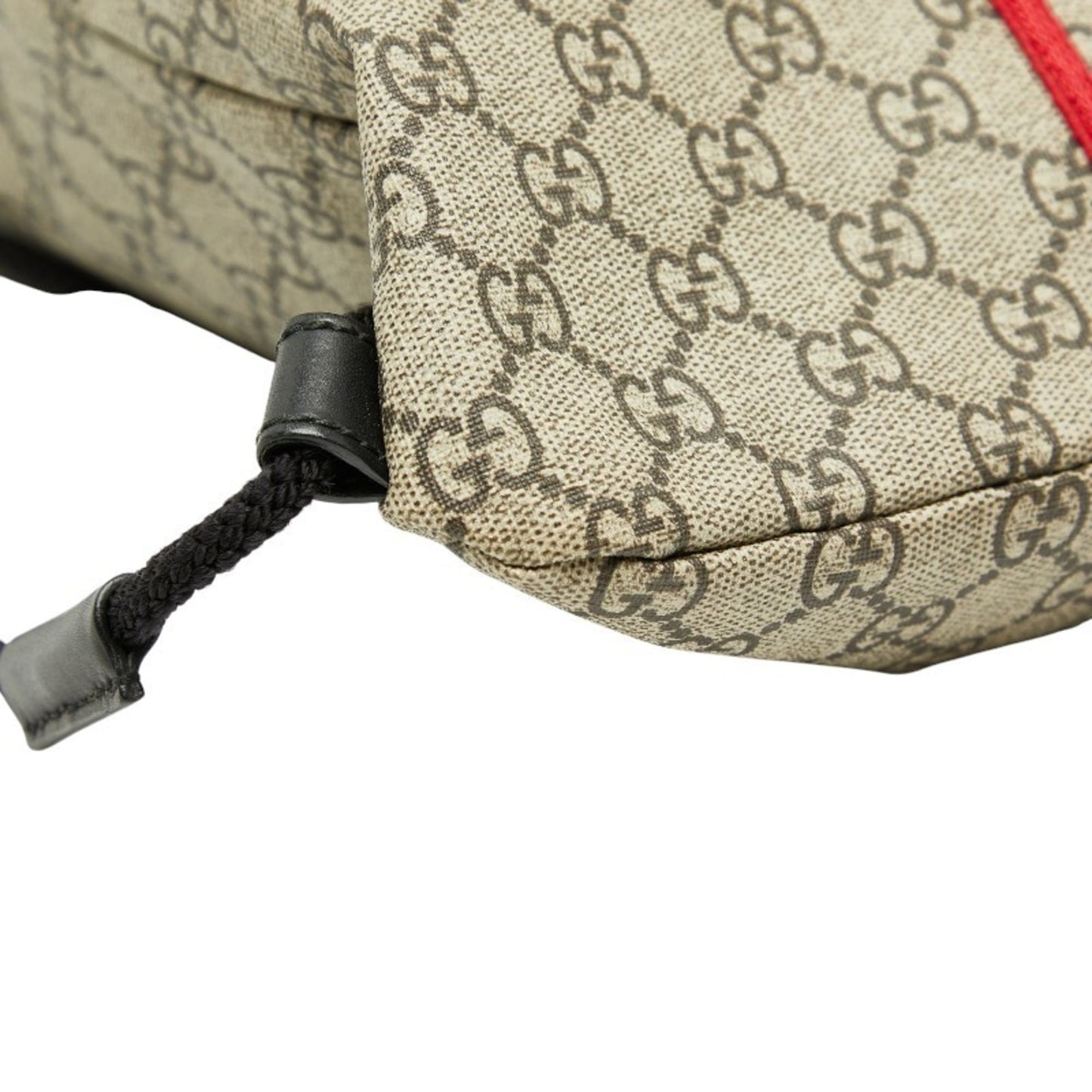 Gucci Beige Black Pvc Nylon Backpack ( )