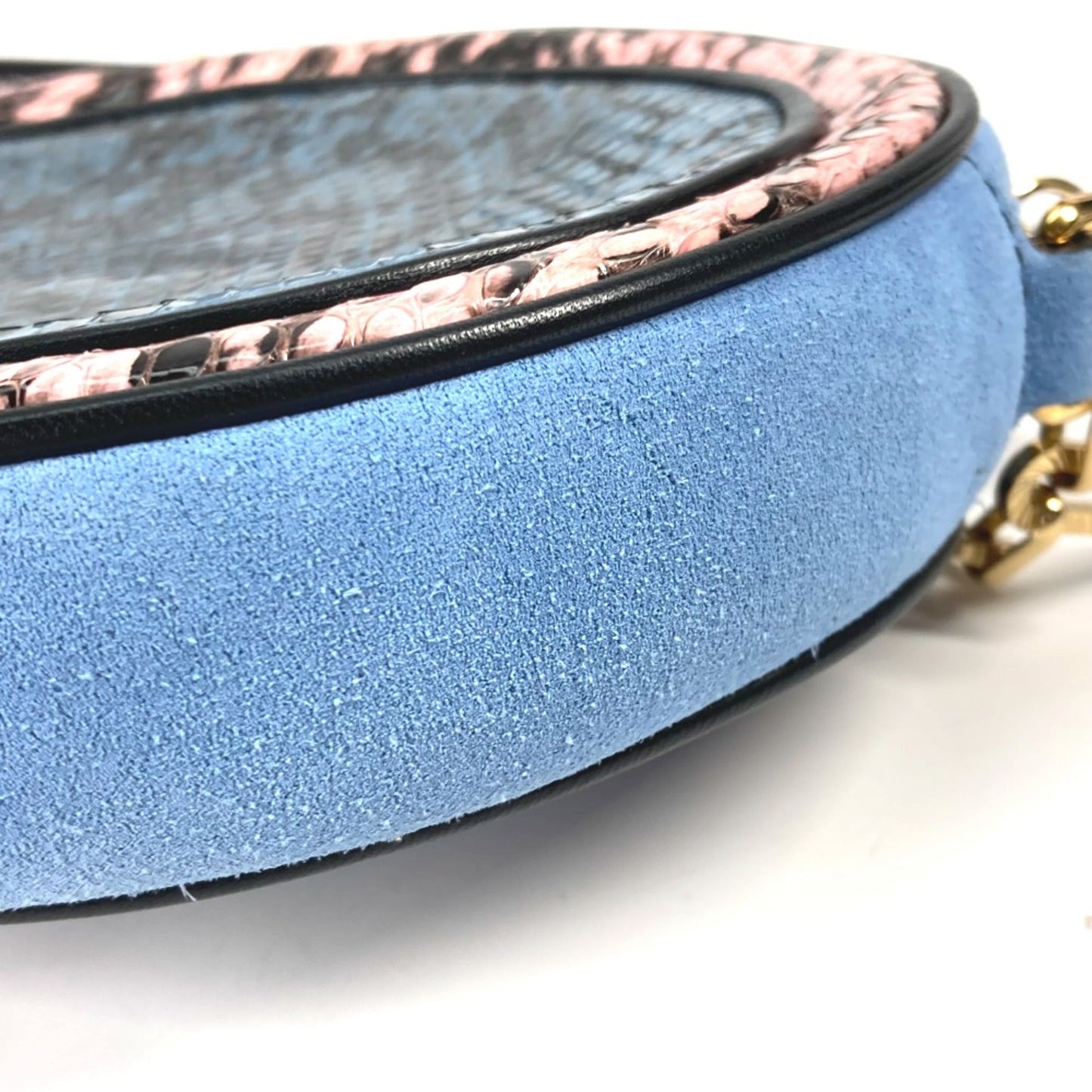 Gucci Blue Leather Shoulder Bag ( )