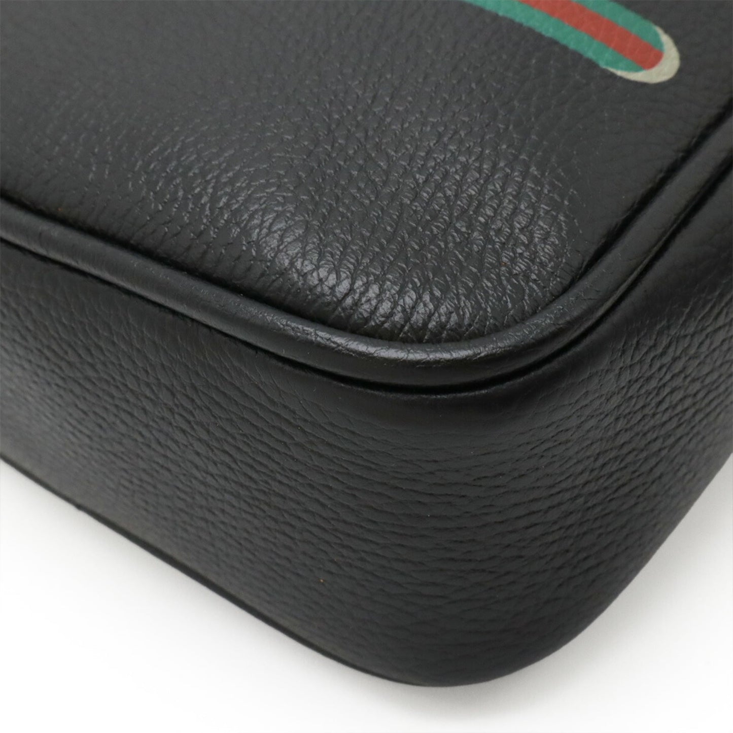 Gucci Black Leather Shoulder Bag ( )