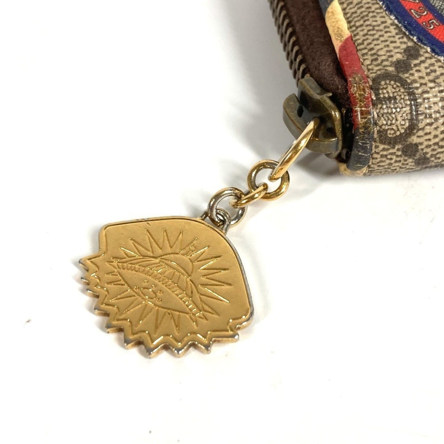 Gucci Gg Supreme Beige Multi-Color Gg Supreme Coin Purse/Coin Case ( )
