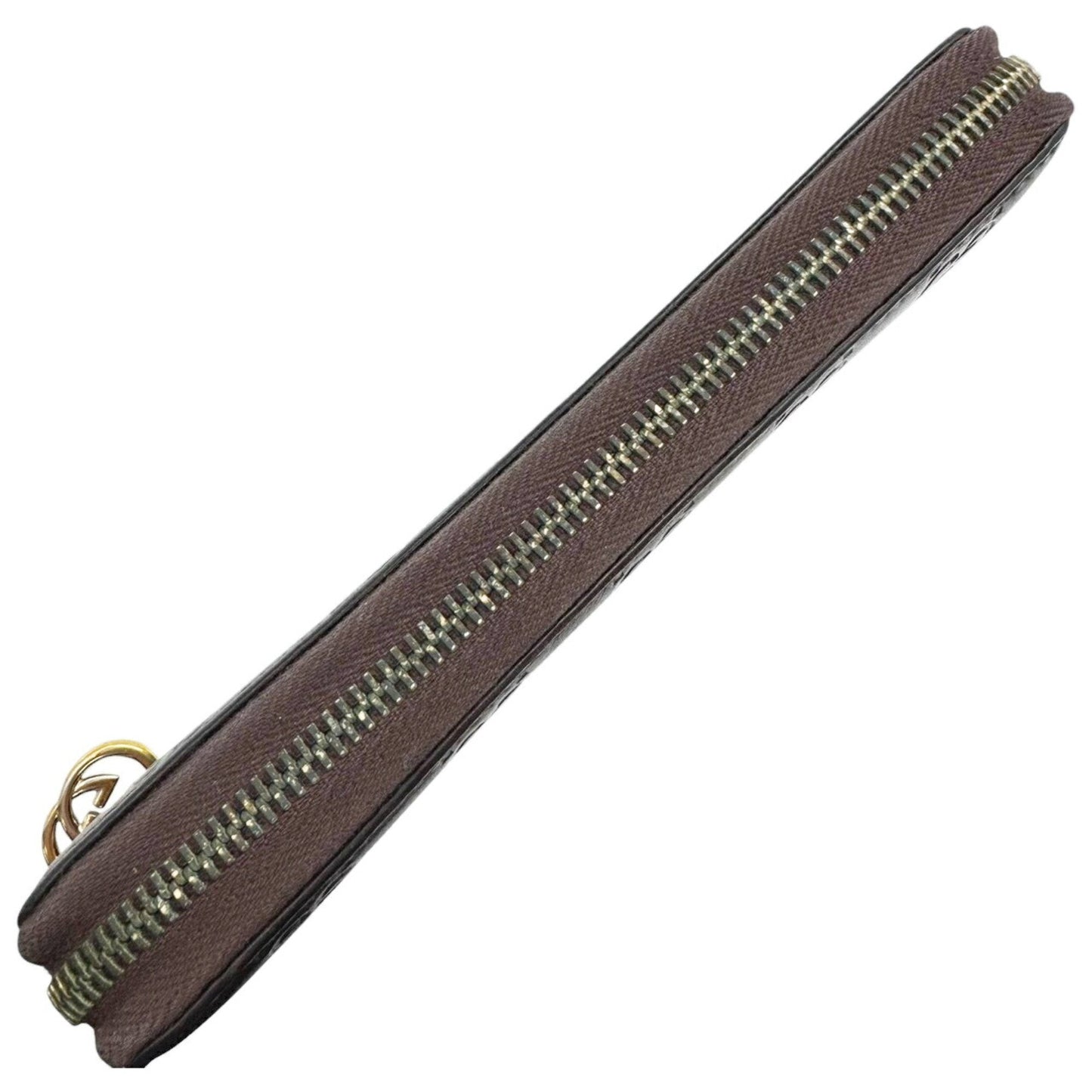 Gucci Brown Leather Long Wallet (Bi-Fold) ( )