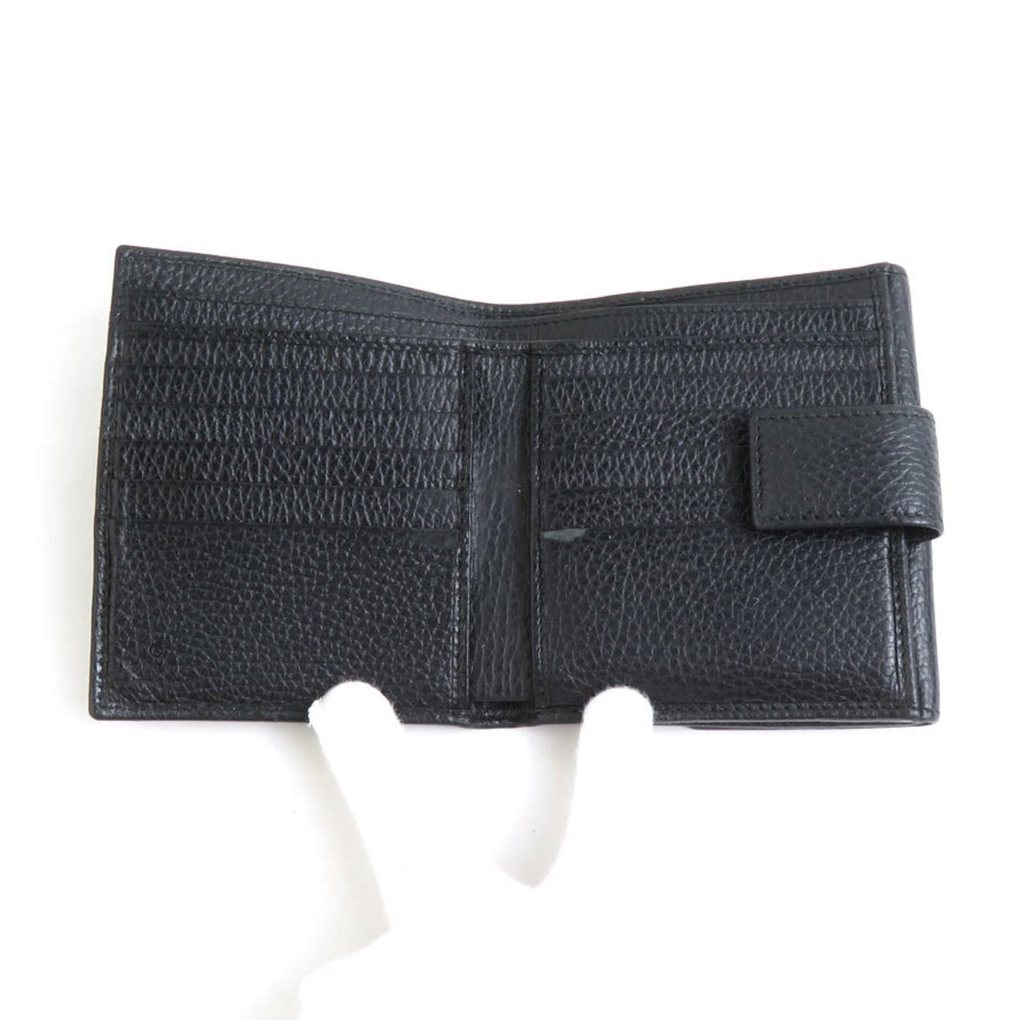 Gucci Black Leather Wallet (Bi-Fold) ( )