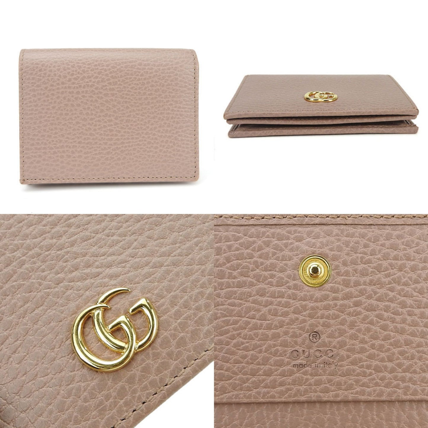 Gucci Beige Leather Wallet (Bi-Fold) ( )