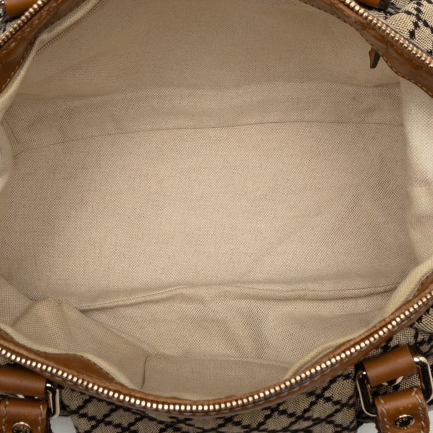 Gucci Beige Canvas Leather Handbag Shoulder Bag ( )