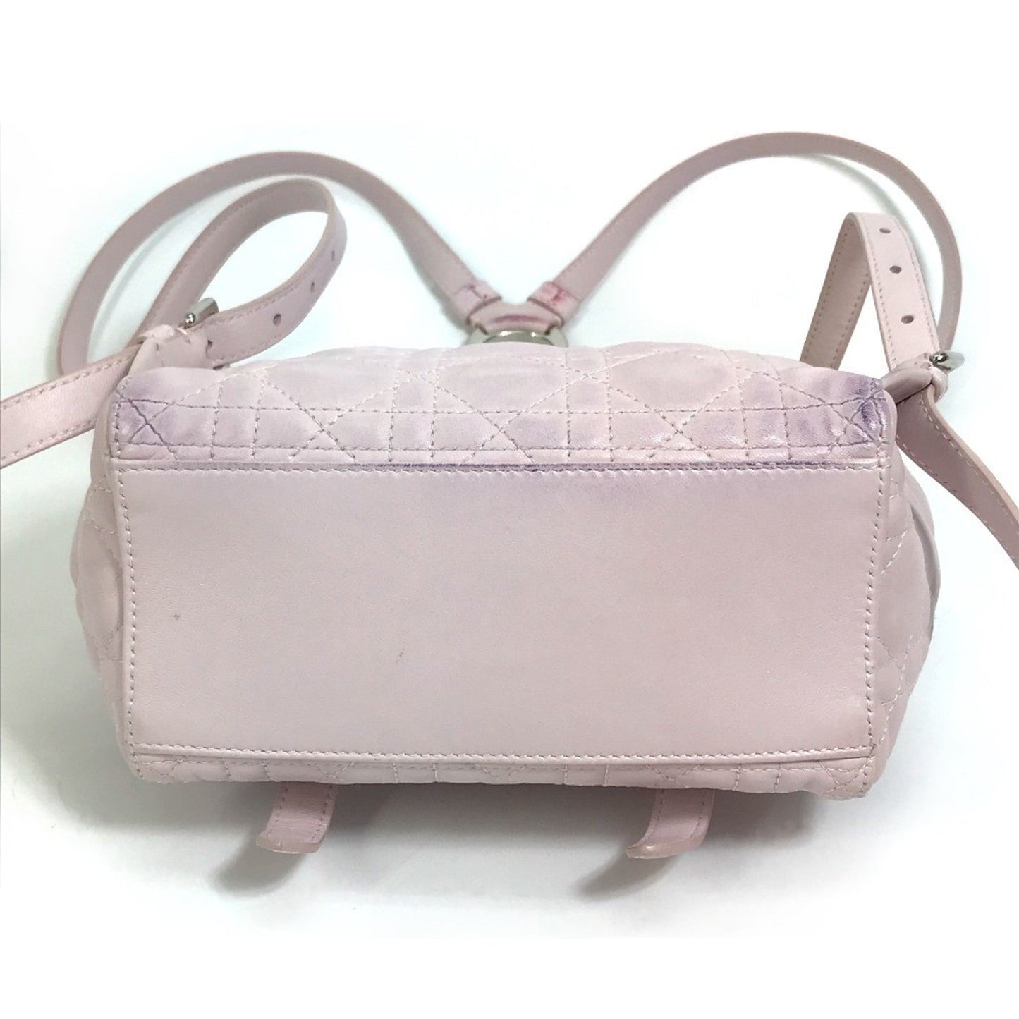 Christian Dior Pink Leather Backpack ()