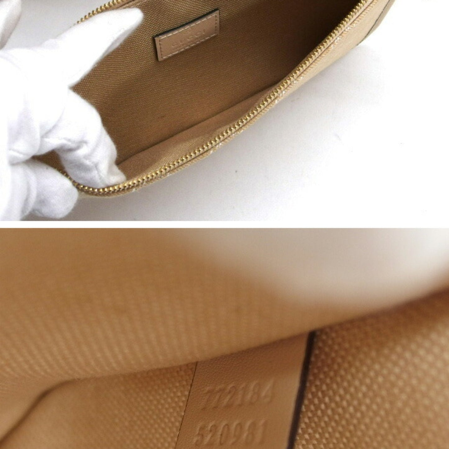 Gucci Ophidia Beige Canvas Handbag Tote Bag ( )