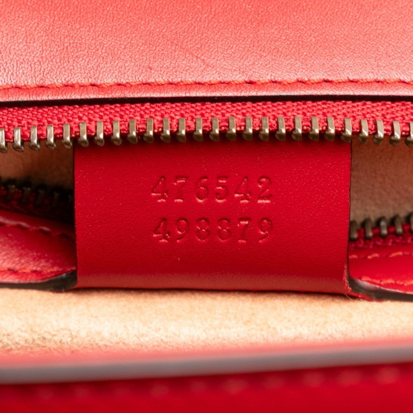 Gucci Navy Red Color White Leather Shoulder Bag ( )
