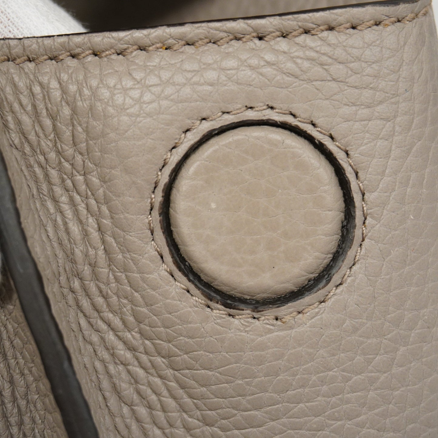 GUCCI Auth  Bamboo 2way Bag 370831 Women's Leather Handbag,Shoulder Bag Grayish