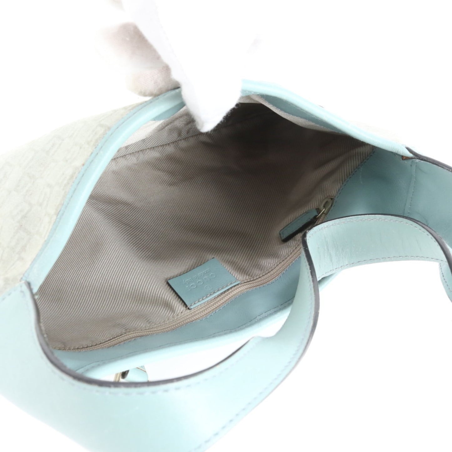 Gucci Green Leather Shoulder Bag ( )