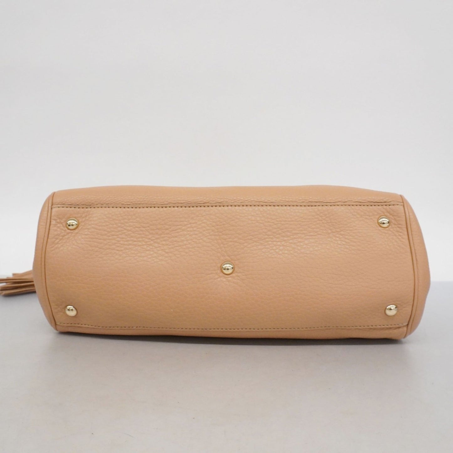 Gucci Beige Leather Handbag ( )
