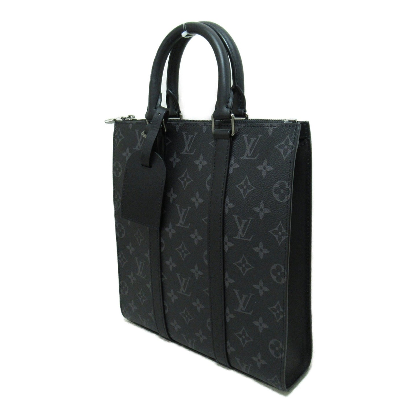 LOUIS VUITTON Sac Plat/Cross Shoulder Bag Black Monogram eclipse PVC coated canvas